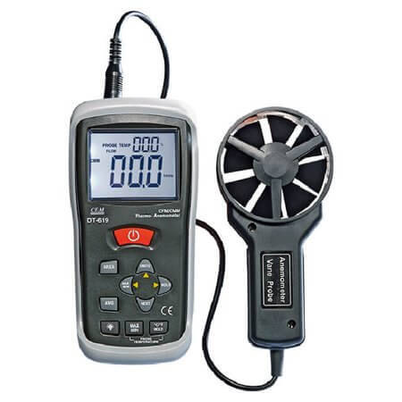 TERMO ANEMOMETRE DT-619 TERMO-ANEMOMETRE CEM - 1