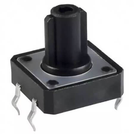 TL1100FF160Q SWITCH TACT 12.00x12.00 12.00mm 160gF THT V/T - 1