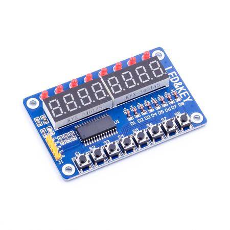 TM1638 Button Digital LED Display Module - 5