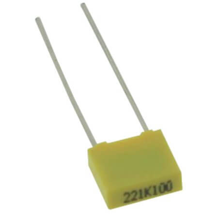 TMCF07-221K100VP5A CAP.POL.220pF 100VDC 5MM 10% MSC BOX - 1
