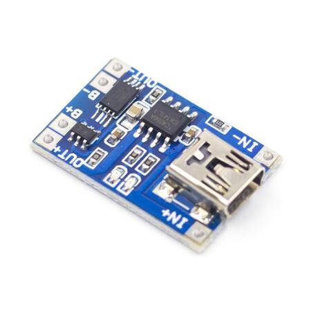 TP4056 Mini USB Lipo Korumalı Lityum Pil Devresi - 5