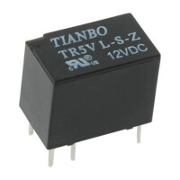 TR5V-L-S-Z/12VDC RELAY 1A 12VDC 1FormC TELECOM TYPE - 1