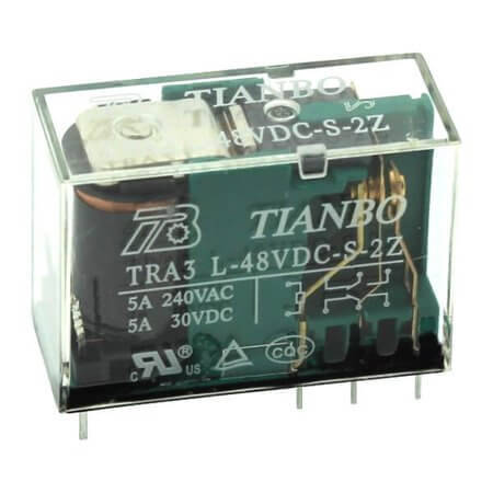 TRA3-L-48VDC-S-2Z RELAY POWER 5A 48VDC 2P - 1