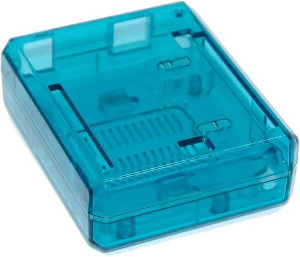 Transparent Blue ABS Plastic Case for UNO R3 - 5