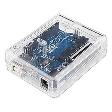 Transparent White ABS Plastic Case for UNO R3 - 2
