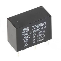 TRG2-D-12VDC-S-Z RELAY 10A 12V 5A TIANBO - 1