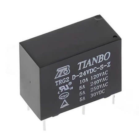 TRG2-D-24VDC-S-Z RELAY 10A 24V 5A TIANBO - 1