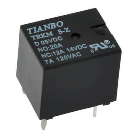 TRKM-D-S-Z-5VDC RELAY POWER 7A 5V ULTRA MINI (JJM) - 1