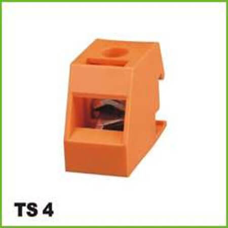 TS4-01P-15-01SH TERM.BLK.13.00MM 1P TRAFO TYPE ORANGE GAOSONG - 1