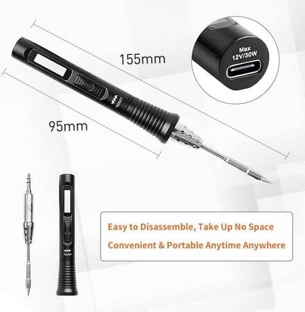 TS80P USB Elektrikli Havya PD2.0 30W EU Fişli - 4