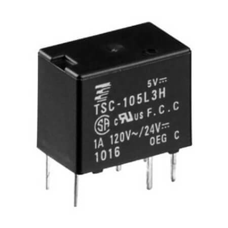 TSC-105L3H,000 RELAY TELECOM 1A 5VDC SPDT THT OEG - 1