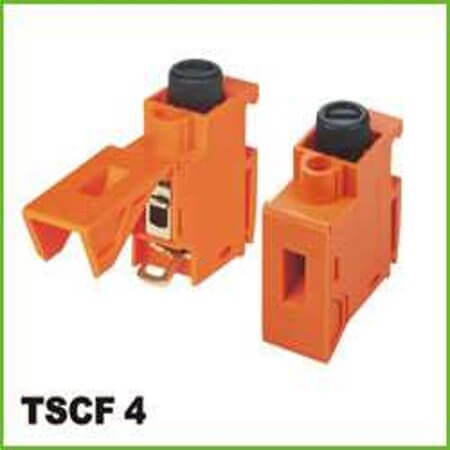 TSCF4-01P-15-01AH TERM.BLK.12.50MM 1P TRAFO TYPE ORANGE - 1