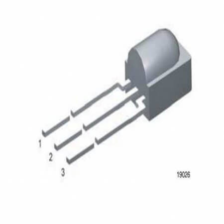 TSOP58436 TRANSDUCERS IR RECEIVER MODULES 36KHZ SIDE VIEW - 1