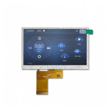 TST050WQBS-44 TFT LCD MOD 5 480X272 RGB-STRIPE - 1