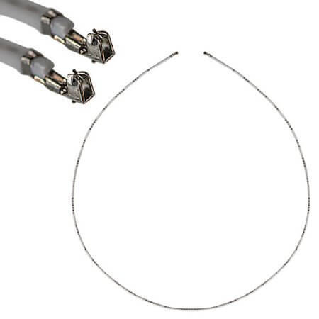 TTAF-00-0300-1800-C PRE-CRIMPED 1.25 to 1.25 SCKT to SCKT WHITE 300MM - 1