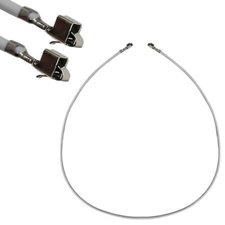 TTAF-00-0300-WW250-FT-C PRE-CRIMPED 2.50 to 2.50 SCKT to SCKT WHITE 300MM - 1