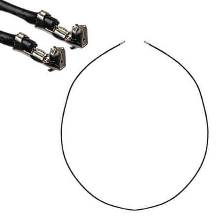TTAF-01-0300-1800-C PRE-CRIMPED 1.25 to 1.25 SCKT to SCKT BLACK 300MM - 1