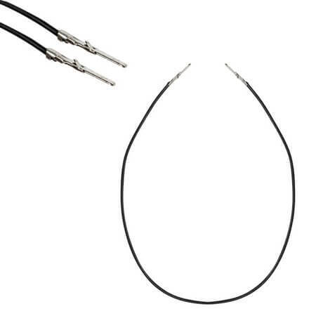 TTAF-01-0300-WW250-MT-C PRE-CRIMPED 2.50 to 2.50 PIN to PIN BLACK 300MM - 1