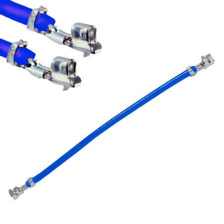 TTAF-02-0100-2317-C PRE-CRIMPED 2.50 to 2.50 SCKT to SCKT BLUE 100MM - 1