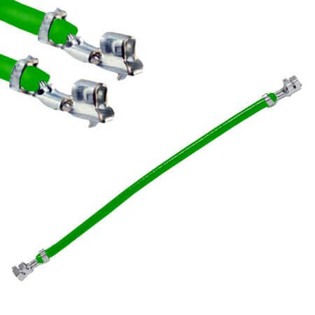 TTAF-03-0400-2317-C PRE-CRIMPED 2.50 to 2.50 SCKT to SCKT GREEN 400MM - 1