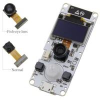 TTGO T-Camera ESP32 WROVER & PSRAM Camera Module ESP32-WROVER-B OV2640 Camera Module 0.96 OLED CH9102F ChipFish-eye lens With Microphone - 1