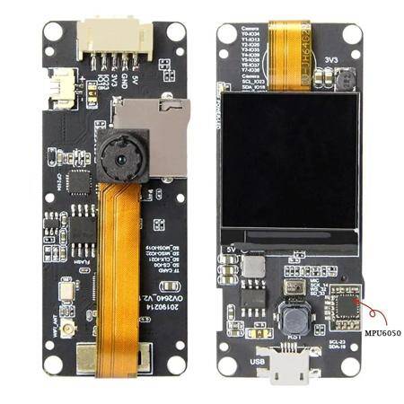 TTGO T-Camera Plus Camera Module OV2640 1.3 Inch Display Rear Camera Fish-eye Lens Rear Camera With MPU6050 - 1
