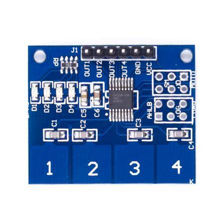TTP224 4-way Capacitive Touch Switch Module - 2