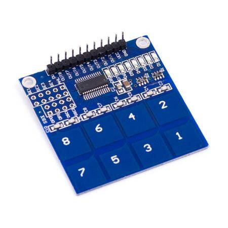 TTP226 8 Channel Digital Capacitive Switch Touch Sensor Module For Arduino - 2