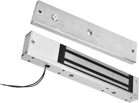 Tutkal Su Geçirmez 250KG 12V DC/500-600MA İki Telli Manyetik Kilit Sol Çıkış - 4