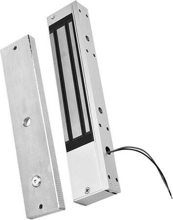 Tutkal Su Geçirmez 250KG 12V DC/500-600MA İki Telli Manyetik Kilit Sol Çıkış - 5