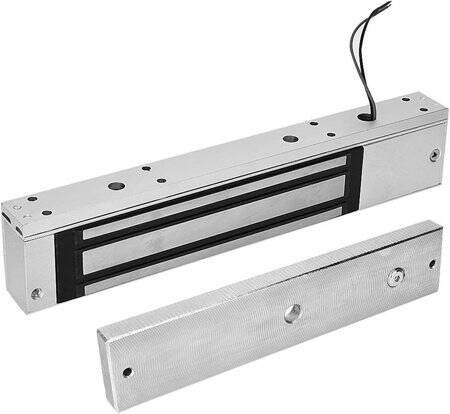 Tutkal Su Geçirmez 280KG 12V DC/500-600MA İki Telli Manyetik Kilit Sağ Çıkış - 1