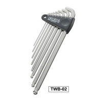 TWB-02 HEX WRENCH SET ALYAN YUVARLAK BAŞLI ANAHTAR TAKIMI 8Lİ - 1