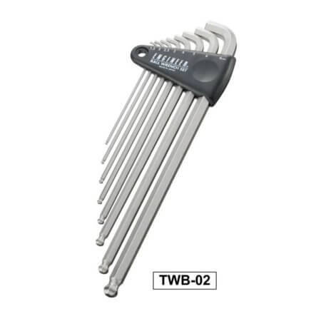 TWB-02 HEX WRENCH SET ALYAN YUVARLAK BAŞLI ANAHTAR TAKIMI 8Lİ - 1