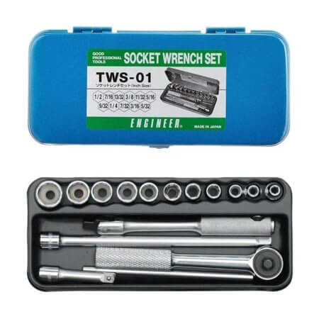 TWS-01 WRENCH SET LOKMA ANAHTAR TAKIMI İNÇ 16PCS PER SET - 1