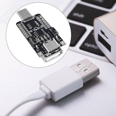 Type-C Input QC2.0/3.0 Decoy Module Boost Trigger Motherboard 9V 12V 20V Adjustable Power Supply - 3