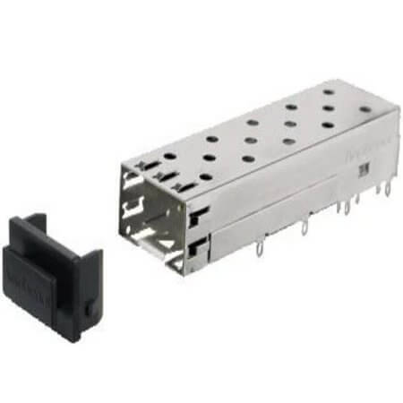 U77-A1118-200T CONNECTOR SFP SGL CAGE PRESSFIT NICKL - 1