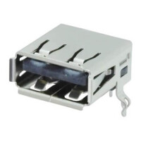 UE27-AC54-10H CONNECTOR USB A TYPE 4P THT - 1