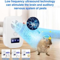 Ultrasonic Anti Mosquito Insect Mouse Repeller EU Plug - 2