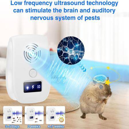 Ultrasonic Anti Mosquito Insect Mouse Repeller EU Plug - 2