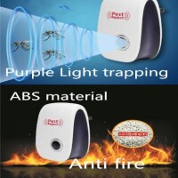 Ultrasonic Anti Mosquito Insect Repeller Rat Mouse Short EU Plug - 1