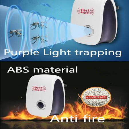 Ultrasonic Anti Mosquito Insect Repeller Rat Mouse Short EU Plug - 1