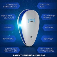 Ultrasonic Electronic Pest Repeller US Plug - 2