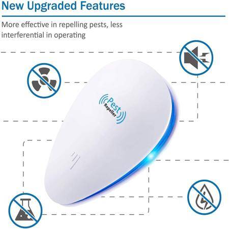 Ultrasonic Electronic Pest Repeller US Plug - 4
