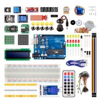 UNO Kit Starter Kit RFID Learning Suite for Arduino Plastic Case With Battery UNO R3 Without Logo - 1