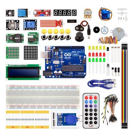 UNO Kit Starter Kit RFID Learning Suite for Arduino Plastic Case Without Battery UNO R3 With Logo - 1