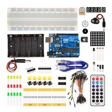 UNO Secondary Starter Kit Plastic Case Without Battery UNO R3 With Logo - 1