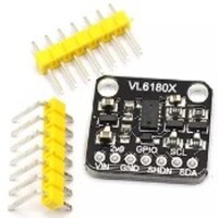 Unsoldered Black VL6180X Optical Ranging Environment Light Sensor 3.3V 5V Gesture Recognition Development Board - 1