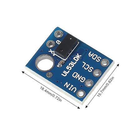 Unsoldered Blue GY-530 VL53L0X Laser Ranging Sensor Module - 3