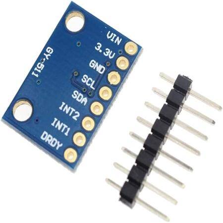 Unsoldered GY-511 LSM303DLHC High-Precision 3 Axis Electronic Compass Acceleration Sensor Module - 1