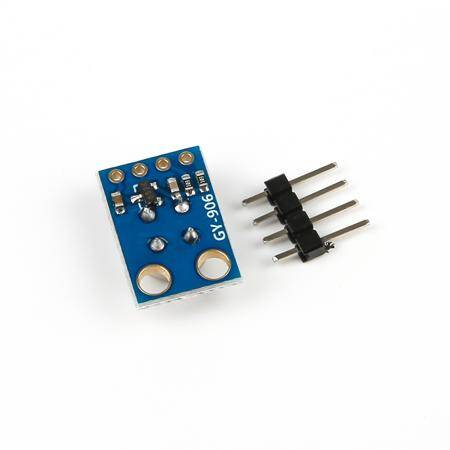 Unsoldered GY-906 MLX90614 BAA Non-Touch Infrared Temperature Sensor Module - 10